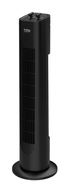 BEKO - Ventilatore a Torre, 35W, 40cm di diametro, 3 velocità, 59 dBA, Timer 2h, Oscillazione 70°, Maniglia di trasporto, Nero, - 2250006984