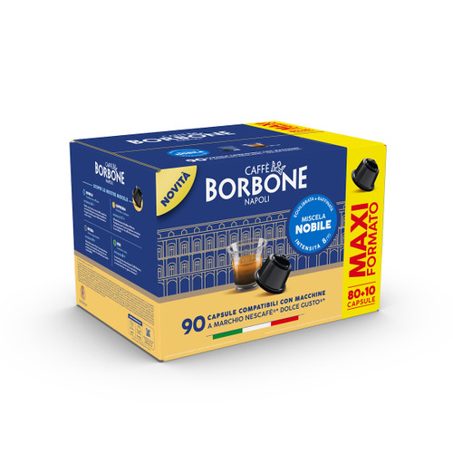 CAFFE' BORBONE - DOLCE GUSTO NOBILE 80+10PZ - 2250006816 CAFFE' BORBONE - DOLCE GUSTO NOBILE 80+10PZ - 2250006816