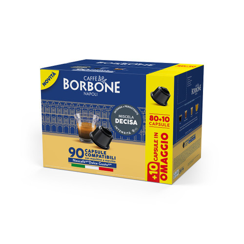 CAFFE' BORBONE - COMPATIBILI DOLCE GUSTO-MISCELA DECISA-80+10 CAPS - 2250006881