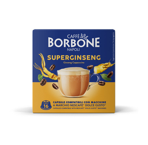 CAFFE' BORBONE - COMPATIBILI DOLCE GUSTO - SUPERGINSENG - 16 CAPS - 2250008246 CAFFE' BORBONE 0 | Trony.it