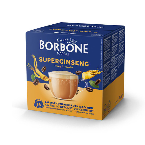 CAFFE' BORBONE - COMPATIBILI DOLCE GUSTO - SUPERGINSENG - 16 CAPS - 2250008246