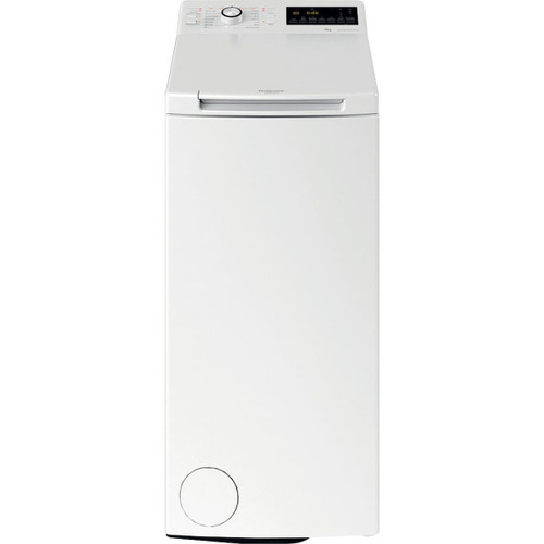 HOTPOINT ARISTON - WMTG 725B IT Lavatrice Top Loader 7kg, classe B, colore bianco, Inverter BPM, Display digitale XL, soft opening - 2250003267