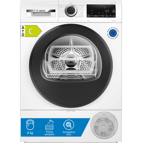 BOSCH - WQG233D1II ASCIUGATRICE 8KG - 2250009419 BOSCH - WQG233D1II ASCIUGATRICE 8KG - 2250009419