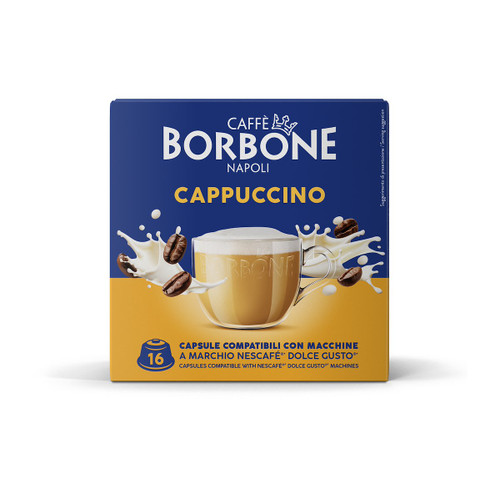 CAFFE' BORBONE - COMPATIBILI DOLCE GUSTO - CAPPUCCINO - 16 CAPS - 2250008274 CAFFE' BORBONE 0 | Trony.it