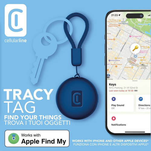 CELLULARLINE - TRACY TAG - DESIGNED FOR IOS - 2240023483