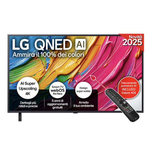 LG ELECTRONICS - QNED AI QNED80 50QNED80A6A - 2250003707 LG ELECTRONICS - QNED AI QNED80 50QNED80A6A - 2250003707