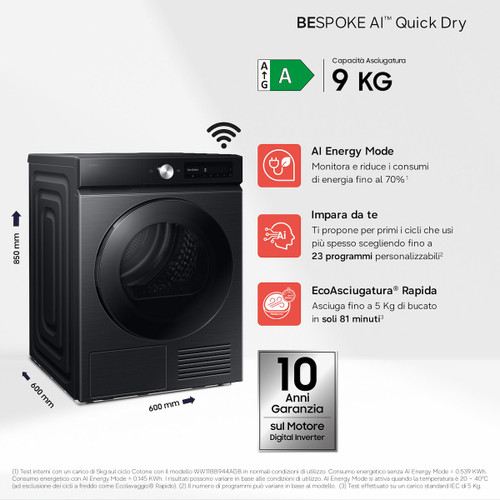 SAMSUNG - DV90DB7845GBU3 - 2250006222