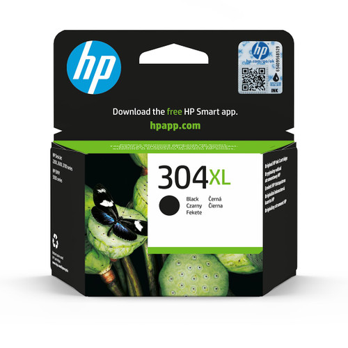 HP - HP 304XL cartuccia di inchiostro originale alta capacità , Nero - 2230003615