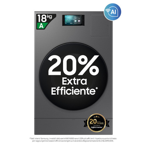 SAMSUNG - WD18DB8995BZT2 BESPOKE AI LAUNDRY COMBO - 2250001621 SAMSUNG - WD18DB8995BZT2 BESPOKE AI LAUNDRY COMBO - 2250001621