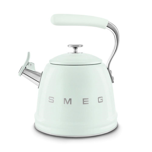 SMEG - Smeg Bollitore con fischio 50's Style - Verde Pastello LUCIDO - WKF01PG - 2240018839 SMEG - Smeg Bollitore con fischio 50's Style - Verde Pastello LUCIDO - WKF01PG - 2240018839