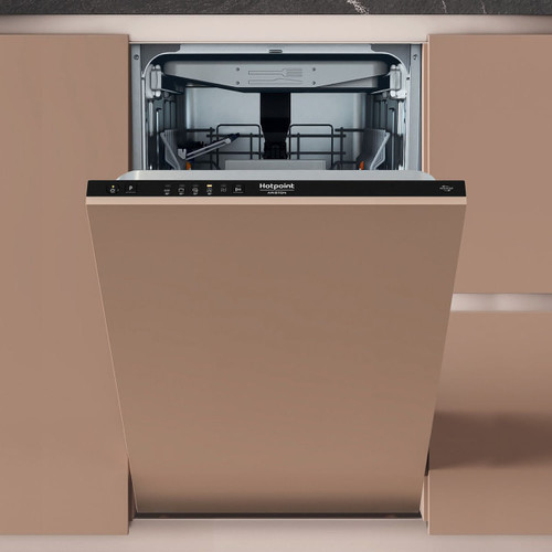 HOTPOINT ARISTON - HA4ID11CS80 Lavastoviglie BI 45 cm classe D, 11 coperti, Terzo cesto fisso, 3D Zone Wash, Display Digitale, 46 dba - 2250006969