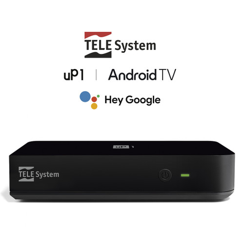 TELESYSTEM - RICEV.DIGIT. IP UP1 ANDROIDTV DVB-T2 - 2250010123 TELESYSTEM 0 | trony.live