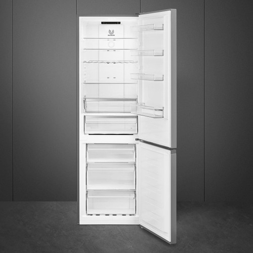 SMEG - Frigorifero Libera installazione Combinato Estetica Universale RC20XNC - 2250001766 SMEG - Frigorifero Libera installazione Combinato Estetica Universale RC20XNC - 2250001766