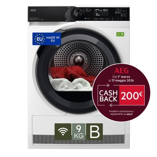 AEG - ASCIUGATRICE 9 KG CLASSE B TR9HH9BY MADE IN EUROPE - 2250008329