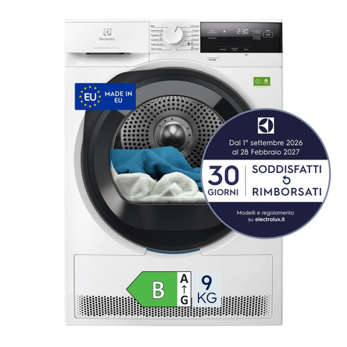 ELECTROLUX - ASCIUGATRICE 9 KG CLASSE B EW7H39B MADE IN EUROPE - 2250009399