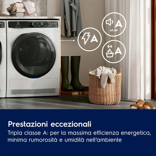 ELECTROLUX - ASCIUGATRICE 9 KG CLASSE A EW9H4Y9A MADE IN EUROPE - 2250009412