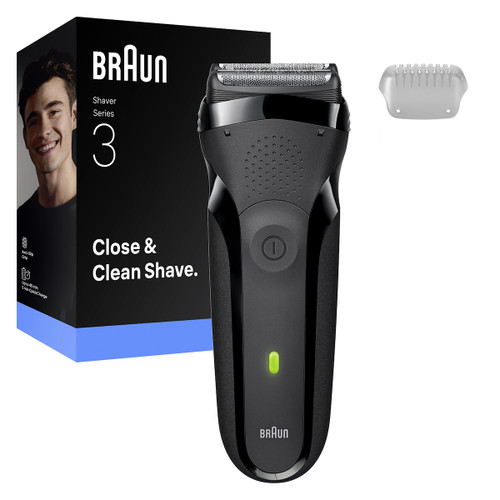 BRAUN - BRAUN SHAVER 300 BLK/BLK - 2250010019 BRAUN - BRAUN SHAVER 300 BLK/BLK - 2250010019