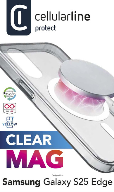 CELLULARLINE - CLEAR MAG - GALAXY S25 EDGE - 2250005335 CELLULARLINE - CLEAR MAG - GALAXY S25 EDGE - 2250005335