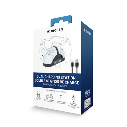 BIG BEN - BASE RICARICA 2 DUALSENSE PS5. FASTCHARGE 3H - 2230014957