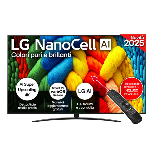 LG ELECTRONICS - NANOCELL AI NANO81 86NANO81A6A - 2250003710