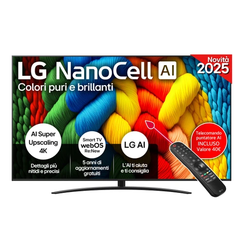 LG ELECTRONICS - NANOCELL AI NANO81 86NANO81A6A - 2250003710
