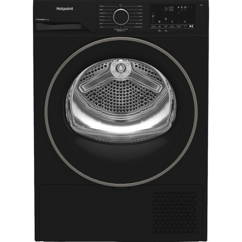 HOTPOINT ARISTON - DRYER, Capacit 9kg, classe C, colore Black,EasyIron, PetHair Removal | Profondit mobile 60cm - 2250007068