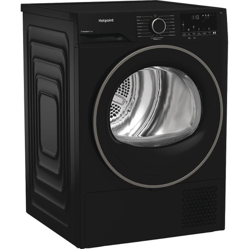 HOTPOINT ARISTON - DRYER, Capacit 9kg, classe C, colore Black,EasyIron, PetHair Removal | Profondit mobile 60cm - 2250007068