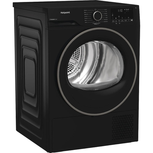 HOTPOINT ARISTON - DRYER, Capacità 9kg, classe C, colore Black,EasyIron, PetHair Removal | Profondità mobile 60cm - 2250007068