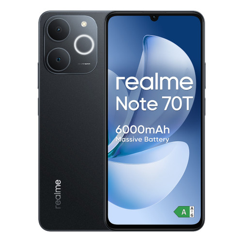 REALME - REALME NOTE 70T (128GB 4GB) OBSIDIAN BLACK - 2250010985 REALME - REALME NOTE 70T (128GB 4GB) OBSIDIAN BLACK - 2250010985