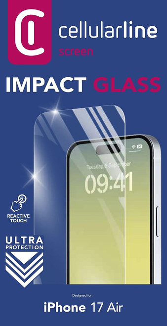 CELLULARLINE - IMPACT GLASS - IPHONE 17 AIR - 2250012032
