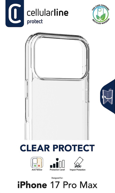 CELLULARLINE - CLEAR PROTECT - IPHONE 17 PRO MAX - 2250012031