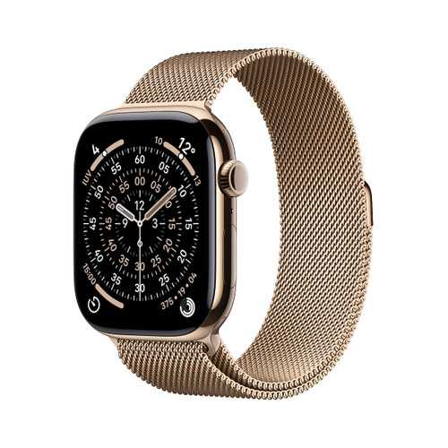 APPLE - Watch Series 11 GPS + Cellular 46mm Cassa Titanio Oro con Loop in maglia Milanese Oro - S/M - 2250012682 APPLE - Watch Series 11 GPS + Cellular 46mm Cassa Titanio Oro con Loop in maglia Milanese Oro - S/M - 2250012682