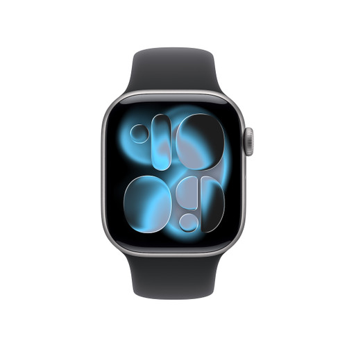 APPLE - Watch Series 11 GPS 42mm Cassa Alluminio Grigio Siderale con Sport Band Nero - S/M - 2250012616