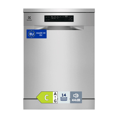 ELECTROLUX - LAVASTOVIGLIE LIBERA INSTALLAZIONE 60 CM - INOX 14 COPERTI CLASSE C 44 dBA ESS68400SX MADE IN EUROPE - 2250010250