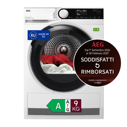 AEG - ASCIUGATRICE 9 KG CLASSE A TR8HD9A MADE IN EUROPE - 2250010777