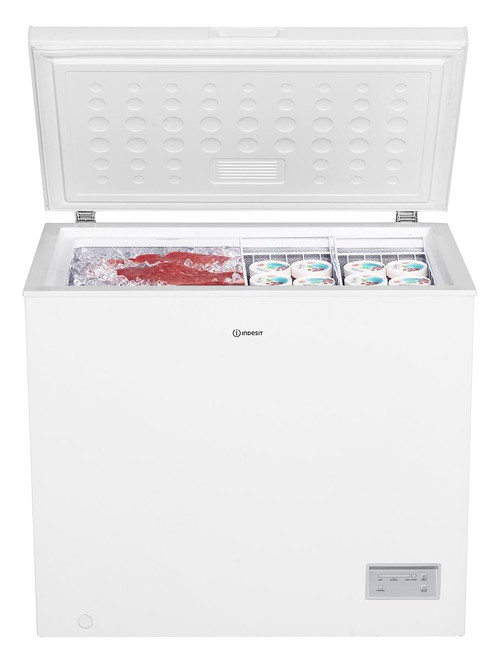 INDESIT - INCF 1984 E Congelatore orizzontale a libera installazione, Statico , 90 cm, Classe E, Bianco, 40 db, h 85cm - 2250006975