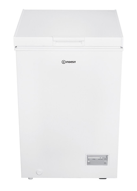 INDESIT - INCF 984 E Congelatore orizzontale a libera installazione, Statico , 55 cm, Classe E, Bianco, 40 db, h 85cm - 2250006974