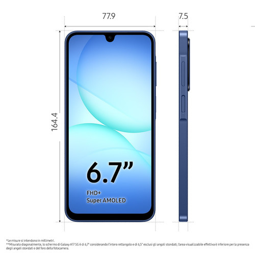 TIM - Galaxy A17 5G 8+256GB Blue - 2250012486