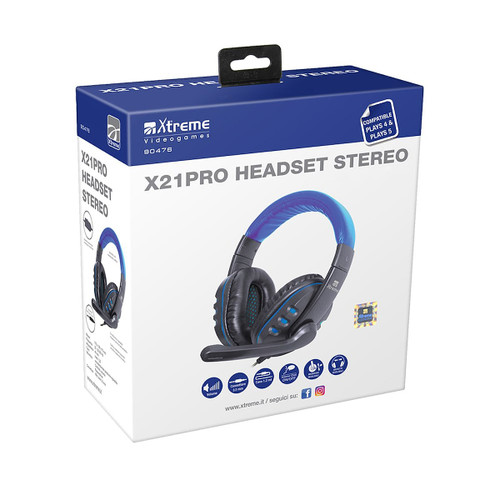 XTREME - X21 PRO HEADSET STEREO - 2160002867 XTREME - X21 PRO HEADSET STEREO - 2160002867