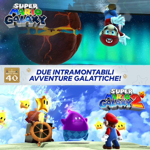 NINTENDO - SUPER MARIO GALAXY + SUPER MARIO GALAXY 2 - 2250012994 NINTENDO - SUPER MARIO GALAXY + SUPER MARIO GALAXY 2 - 2250012994