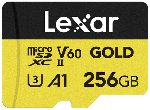 LEXAR - 256GB MICROSDXC GOLD V60 U3 A1 - 2250011553 LEXAR - 256GB MICROSDXC GOLD V60 U3 A1 - 2250011553