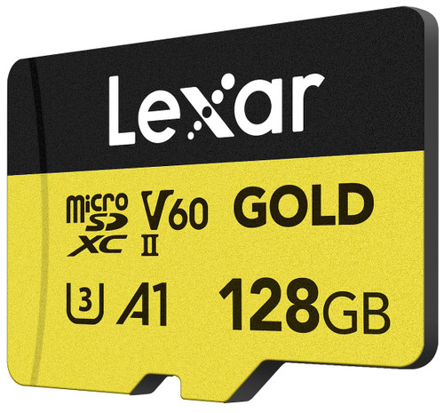 LEXAR - 128GB MICROSDXC GOLD V60 U3 A1 - 2250010899 LEXAR - 128GB MICROSDXC GOLD V60 U3 A1 - 2250010899