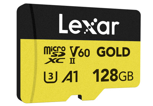 LEXAR - 128GB MICROSDXC GOLD V60 U3 A1 - 2250010899 LEXAR - 128GB MICROSDXC GOLD V60 U3 A1 - 2250010899