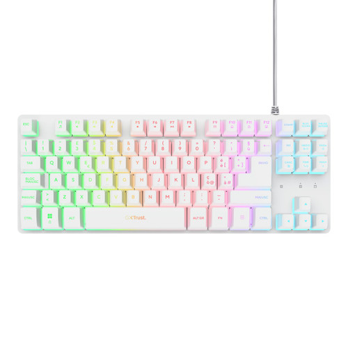 TRUST - GXT833 THADO TKL KEYBOARD WHT IT - 2250009406 TRUST 0 | Trony.it