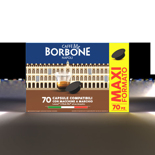 CAFFE' BORBONE - COMPATIBILI A MODO MIO - MISCELA NOBILE - 70 CAPS - 2240019231 CAFFE' BORBONE 0 | Trony.it
