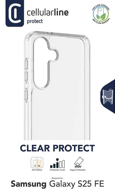 CELLULARLINE - CLEAR PROTECT - GALAXY S25 FE - 2250012698