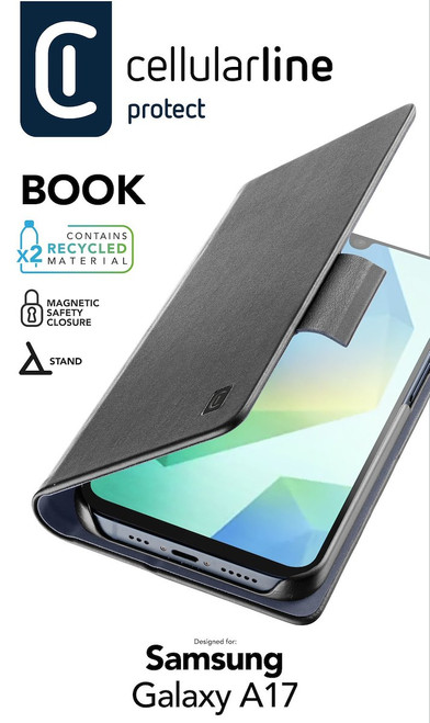 CELLULARLINE - BOOK - GALAXY A17 CUSTODIA A LIBRO - 2250012388