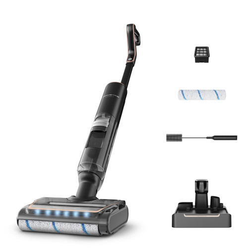 ROWENTA - X-Clean 7, Lavapavimenti Senza Fili, Autonomia 50', Tecnologia Smart, Assistente Vocale, Autopulizia e Asciugatura, Luci Led, Pulizia Bordi, GZ5736 - 2250013602