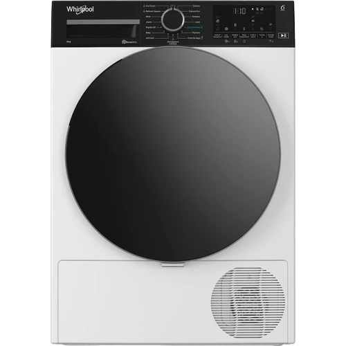 Whirlpool Europe srl - DRYER, Capacit 9kg, classe A, colore White,  Display digitale XL, Wi-Fi, IronTouch - 2250007111