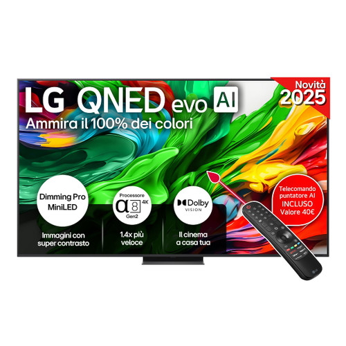 LG ELECTRONICS - QNED EVO AI MINILED QNED86 86QNED86A6A - 2250007519 LG ELECTRONICS - QNED EVO AI MINILED QNED86 86QNED86A6A - 2250007519